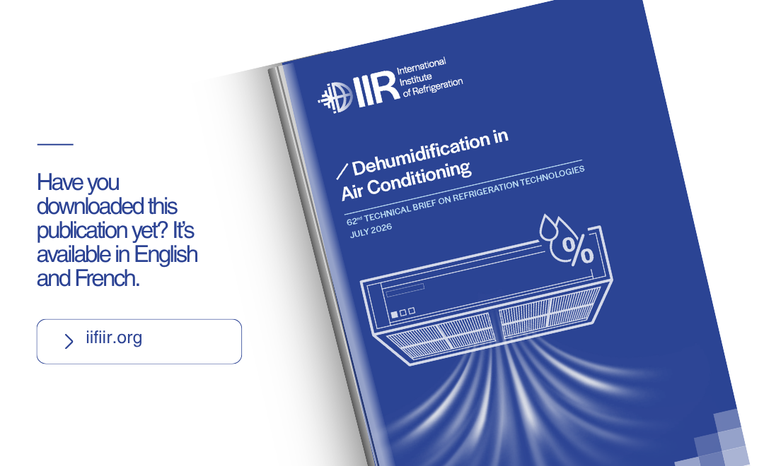 Dehumidification in Air Conditioning. 62nd Technical Brief on Refrigeration Technologies 7 Tecnnical brief IIR